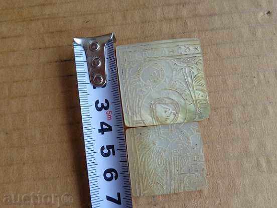 Auction Icon of mother-of-pearl, relic from God's grave, cross, birth 19th century Auction Icon of mother-of-pearl, relic from God's grave, cross, birth 19th century