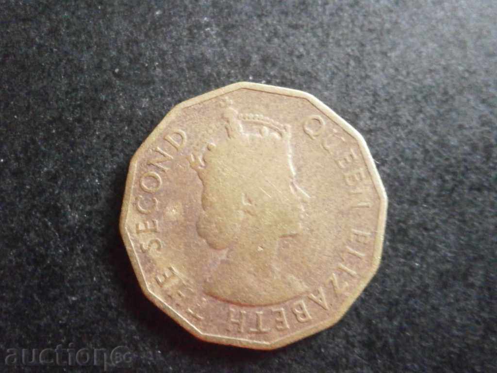 Nigeria, Nigerian Federation, 3 pence, 1959-31 m - 6 Nigeria, Nigerian Federation, 3 pence, 1959-31 m - 6