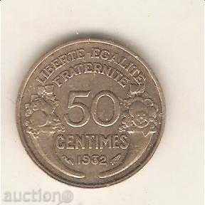 +Франция  50  сантима  1932 г.