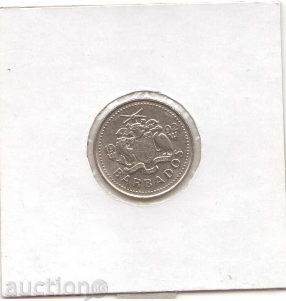 Barbados-10 Cents-1992-KM # 12 with price 1.00 BGN | € 0.51