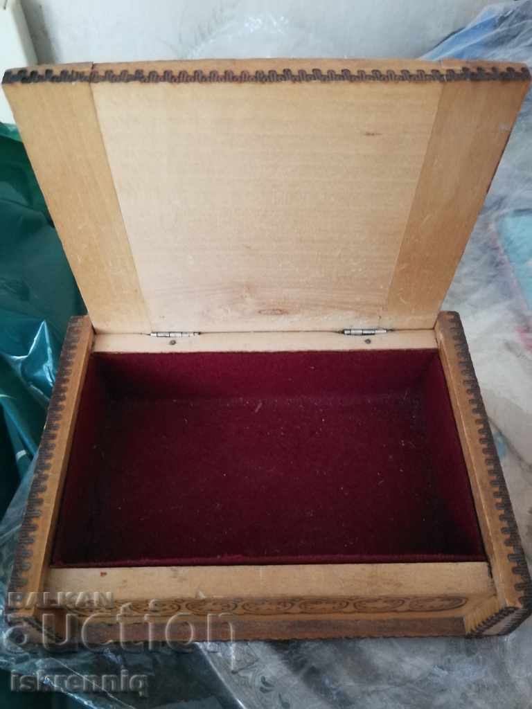 Auction  Old wooden box