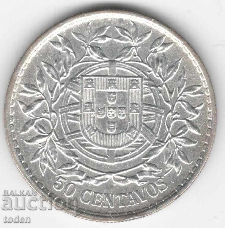 Delivery of ++ Portugal-50 Centavos-1912-KM # 561-silver Delivery of ++ Portugal-50 Centavos-1912-KM # 561-silver