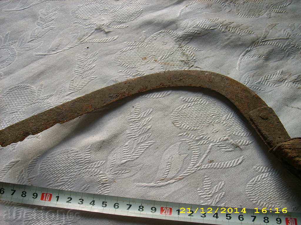 Auction Old forged sickle Auction Old forged sickle