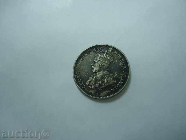 Straits Settlements 10 Cents 1916 KING GEORGE RING !! - 5 Straits Settlements 10 Cents 1916 KING GEORGE RING !! - 5