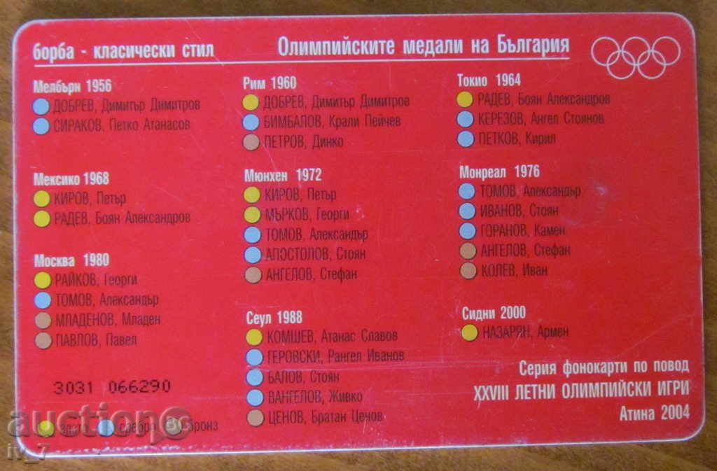 PHONOKARTA BULFON with price 0.99 BGN | € 0.51