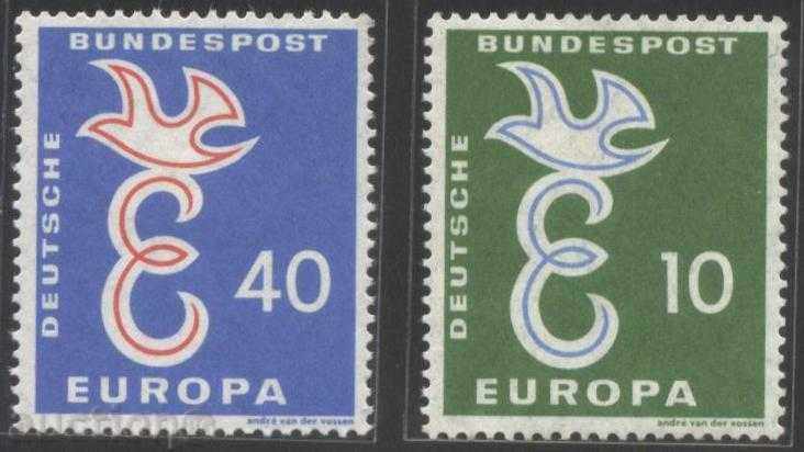 Καθαρό Μάρκες Ευρώπη Σεπτέμβριος 1958 Γερμανία