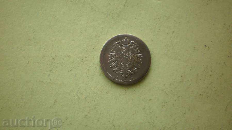 Монета 5 PFENIGA 1875 A ГЕРМАНИЯ с цена € 3.07 | 6.00 лв. Монета 5 PFENIGA 1875 A ГЕРМАНИЯ с цена € 3.07 | 6.00 лв.