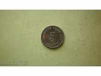 Coin 5 PFENIGA 1875 A GERMANY