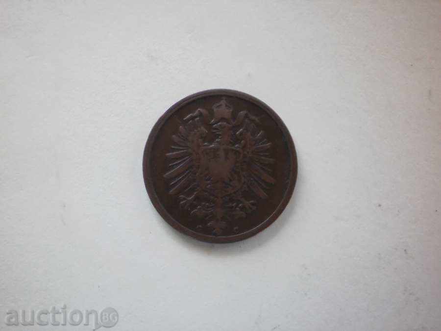 Cupru 2 pfenniga 1876 G Germania cu preț € 7.67 | 15.00 BGN Cupru 2 pfenniga 1876 G Germania cu preț € 7.67 | 15.00 BGN