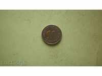 Coin 10 PFENIGA 1876 A GERMANY