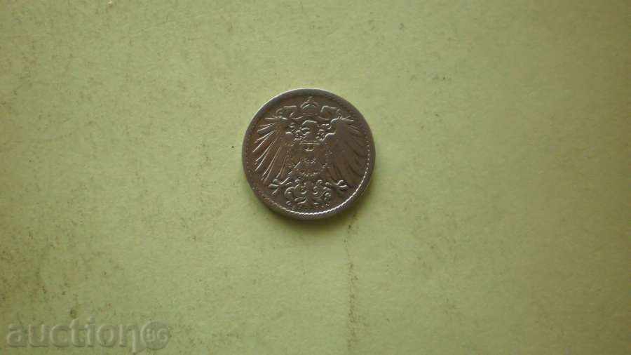 Moneda 5 PFENIGA 1900 A GERMANIA cu preț € 3.07 | 6.00 BGN Moneda 5 PFENIGA 1900 A GERMANIA cu preț € 3.07 | 6.00 BGN