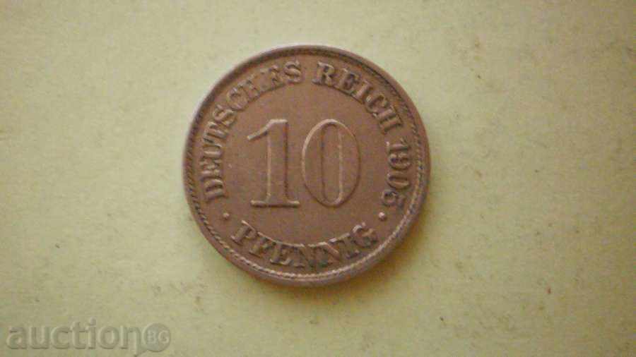 Coin 10 Phenicia 1905A Germany