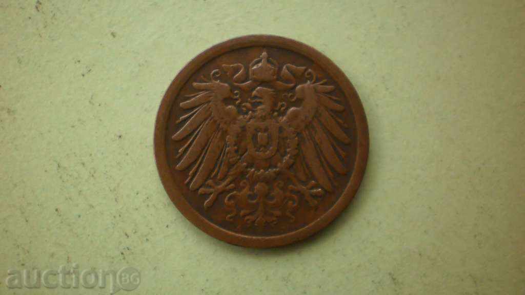 Медна  Moнета  2  ПФЕНИГА  1906А  ГЕРМАНИЯ с цена € 2.56 | 5.01 лв.