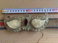Renaissance silver bands with belt, mother of pearl, buckle