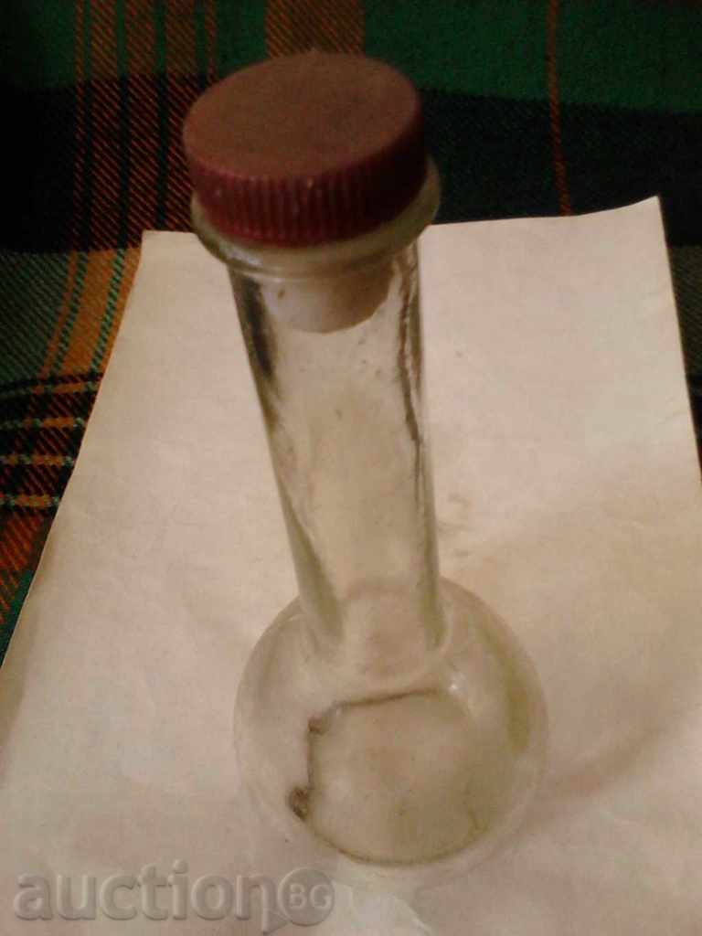 Старо стъклено шише с цена 3.45 лв. | € 1.76