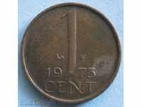 Холандия 1 цент 1973г.