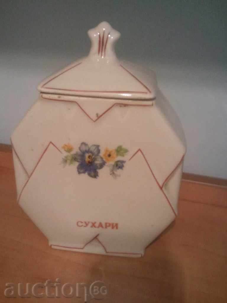 porcelain jar jar EARLY SOCCER SERVICE