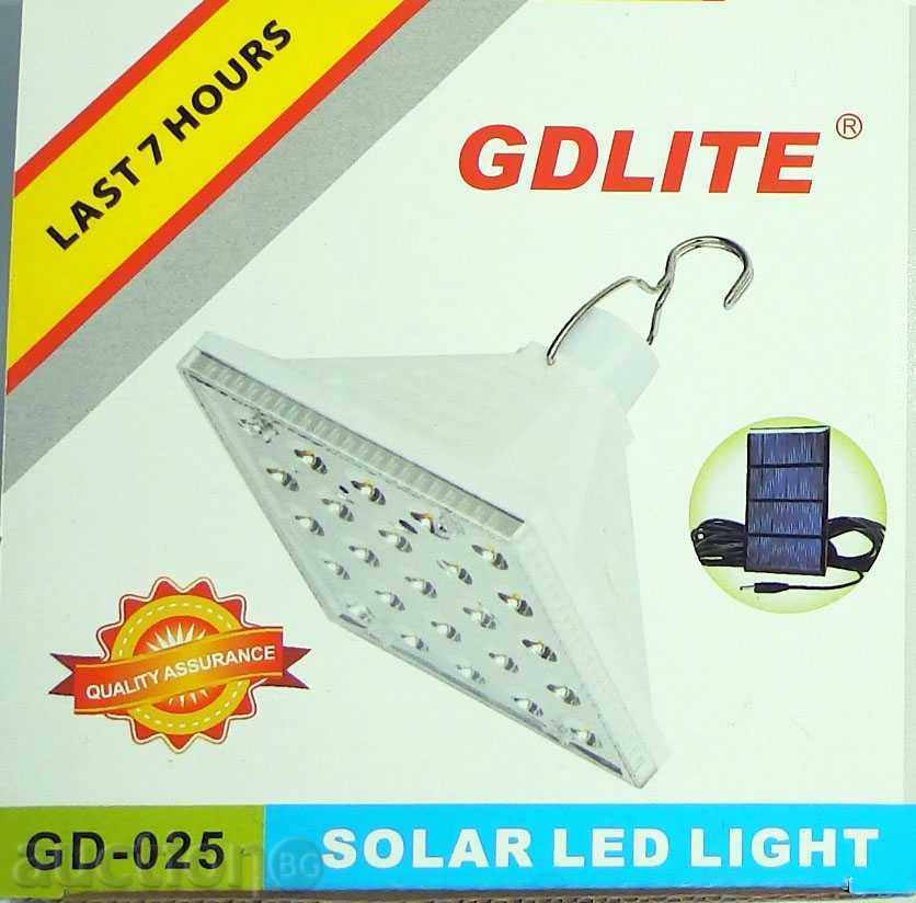 Solar lamp -25 LED -GD 025 - 7 Solar lamp -25 LED -GD 025 - 7