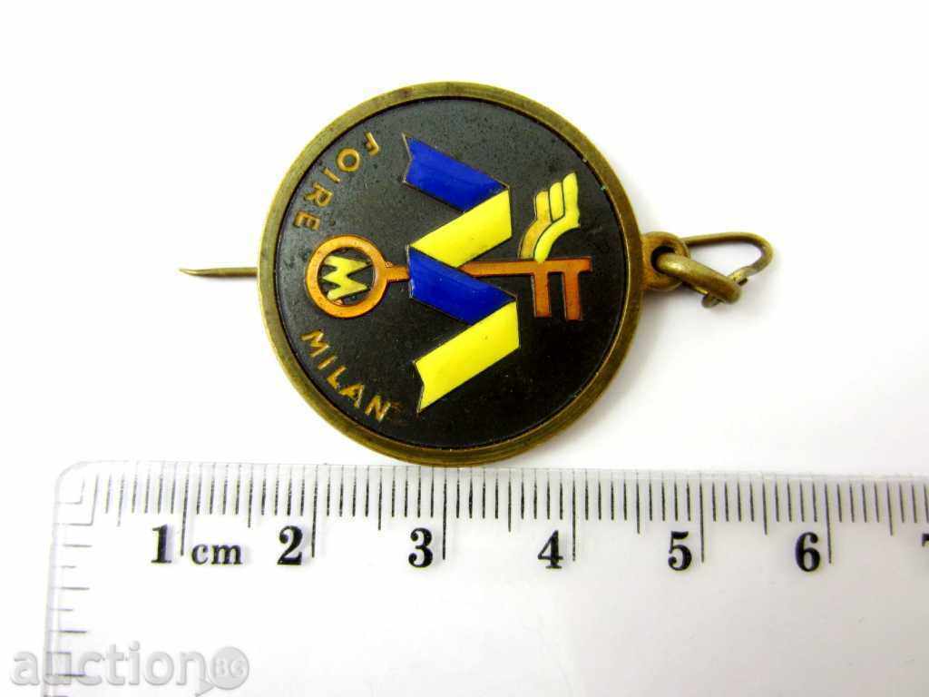 СВЕТОВНО ИЗЛОЖЕНИЕ-МИЛАНО-ИТАЛИЯ-БРОНЗ-ЕМАЙЛ-НОМЕРИРАН с цена 14.00 лв. | € 7.16 СВЕТОВНО ИЗЛОЖЕНИЕ-МИЛАНО-ИТАЛИЯ-БРОНЗ-ЕМАЙЛ-НОМЕРИРАН с цена 14.00 лв. | € 7.16