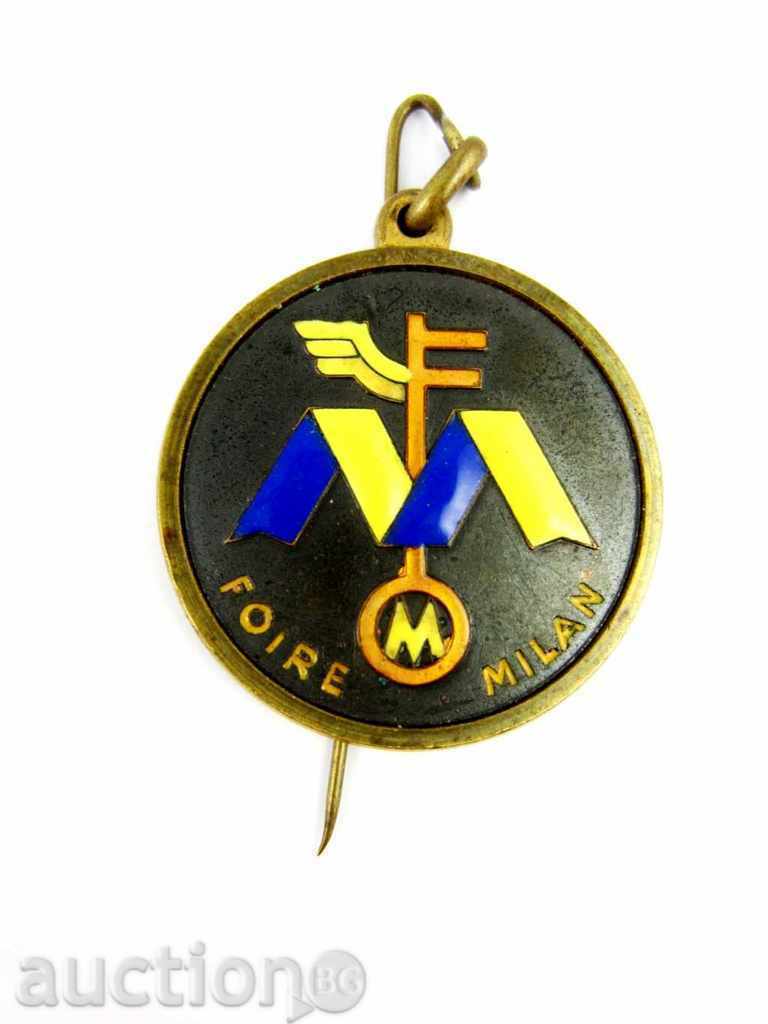 СВЕТОВНО ИЗЛОЖЕНИЕ-МИЛАНО-ИТАЛИЯ-БРОНЗ-ЕМАЙЛ-НОМЕРИРАН СВЕТОВНО ИЗЛОЖЕНИЕ-МИЛАНО-ИТАЛИЯ-БРОНЗ-ЕМАЙЛ-НОМЕРИРАН