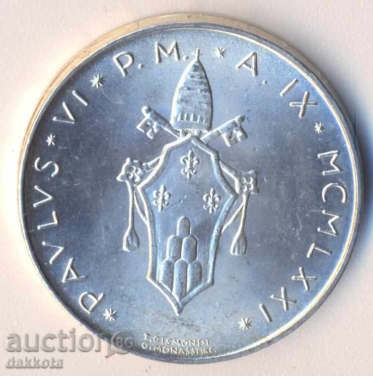 Vatican 500 pounds Paul VI, silver 11 g with price 39.00 BGN | € 19.94 Vatican 500 pounds Paul VI, silver 11 g with price 39.00 BGN | € 19.94
