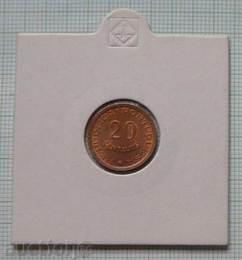 20 cent. 1973 Mozambique with price 7.00 BGN | € 3.58 20 cent. 1973 Mozambique with price 7.00 BGN | € 3.58