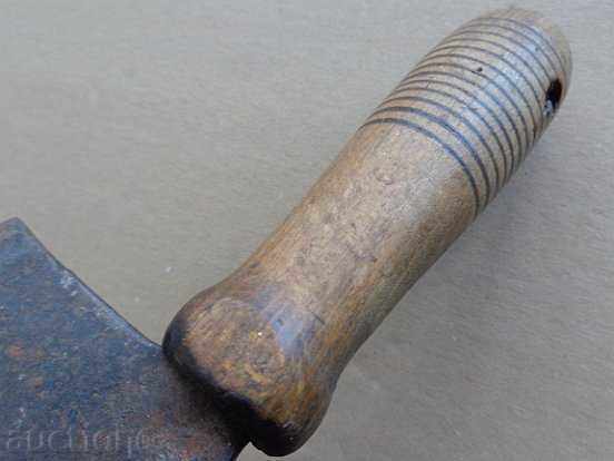 An old hand forged saber, ax, pole, knife - 5 An old hand forged saber, ax, pole, knife - 5