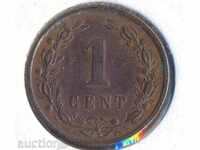 Холандия 1 цент 1892 година