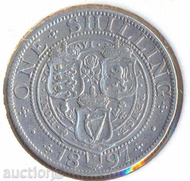 UK shilling 1897