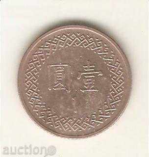 +Тайван  1 долар  1981 г. (70)
