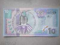 Surinam guldeni 10 2000