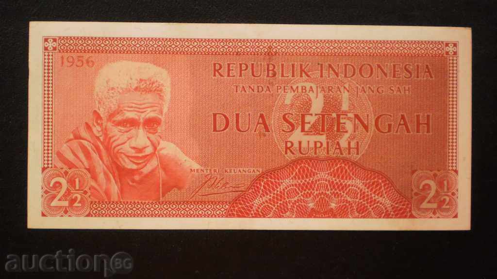 © 30.   2и1/2 РУПИИ 1956  ИНДОНЕЗИЯ с цена € 3.58 | 7.00 лв.