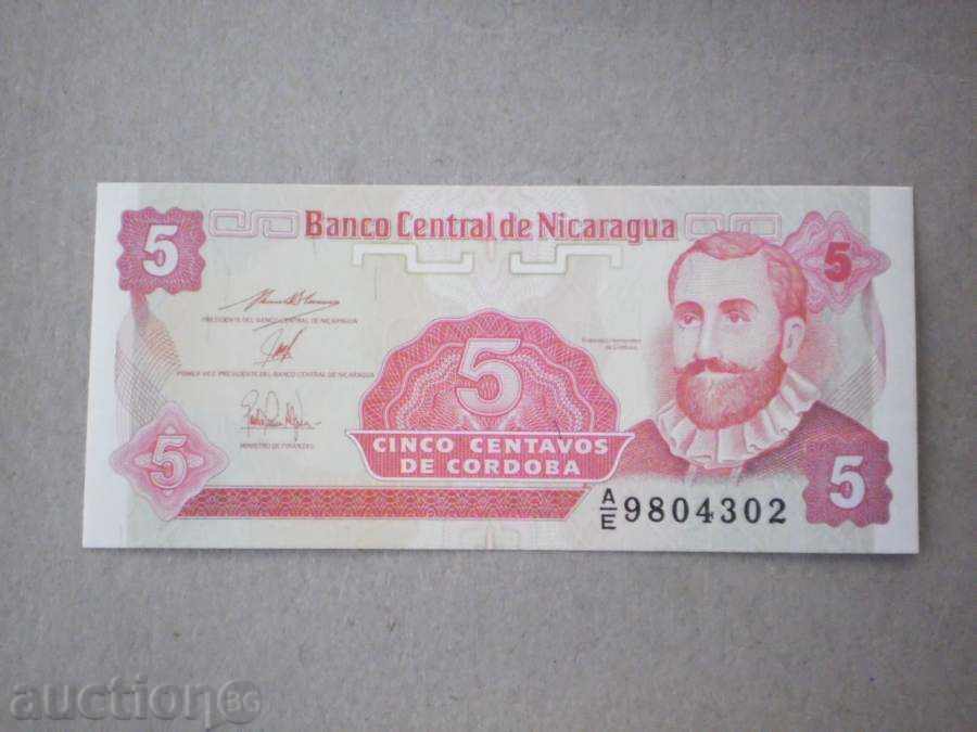 5 cents a year NICARAGUA