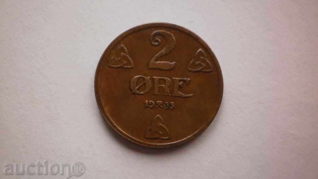 Norvegia 2 Lloret 1935 Rare monede cu preț € 2.56 | 5.01 BGN