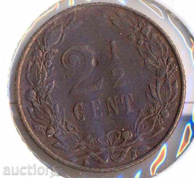 Холандия 2 1/2 цента 1903 година