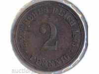 Germania 2 pfenigi 1875J
