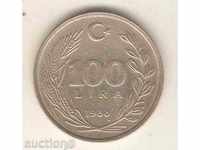 Τουρκία + 100 λίρες το 1988