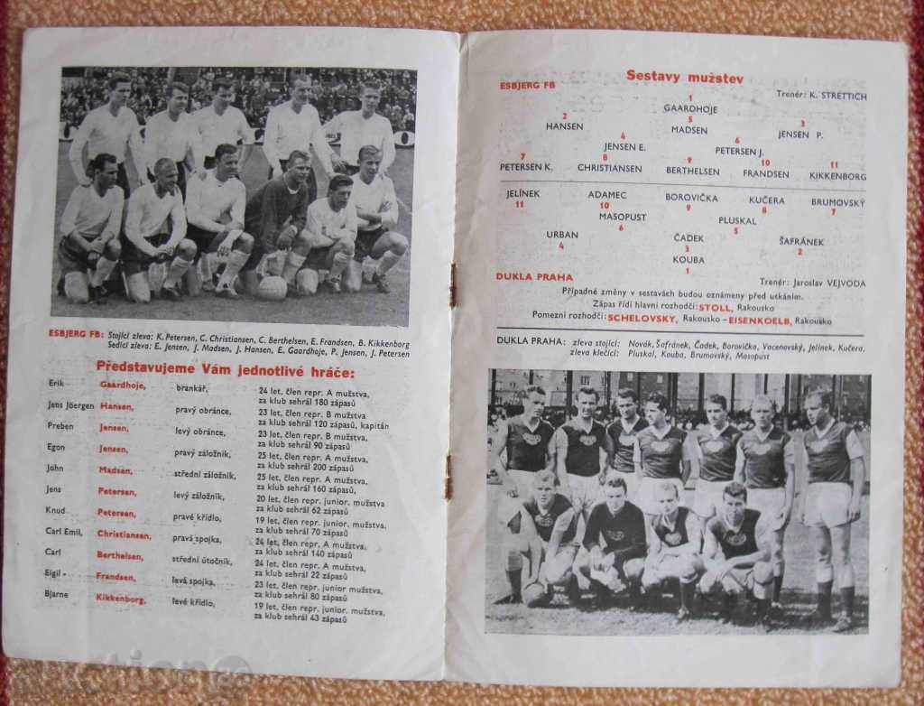 football program Dukla Praha - Esbjerg Denmark with price 8.00 BGN | € 4.09 football program Dukla Praha - Esbjerg Denmark with price 8.00 BGN | € 4.09