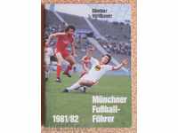 broșură de fotbal și Bayern Munchen 1860 81-82