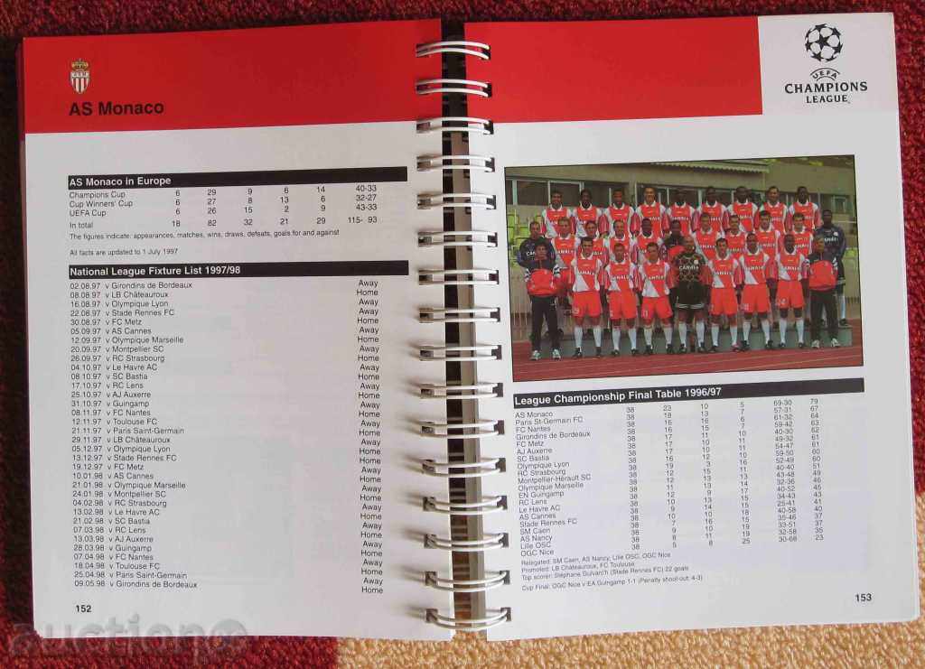 футбол Шампионска лига 1997-98 с цена 30.00 лв. | € 15.34 футбол Шампионска лига 1997-98 с цена 30.00 лв. | € 15.34