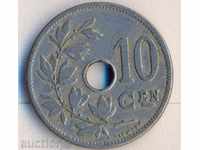 Belgia 10 centime 1903, o dată mică