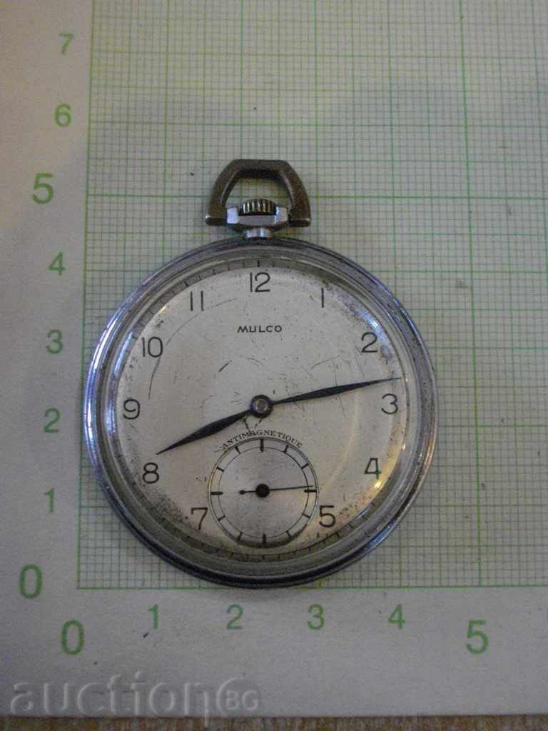 Clock "MULCO" Pocket Mechanical Swiss Worker