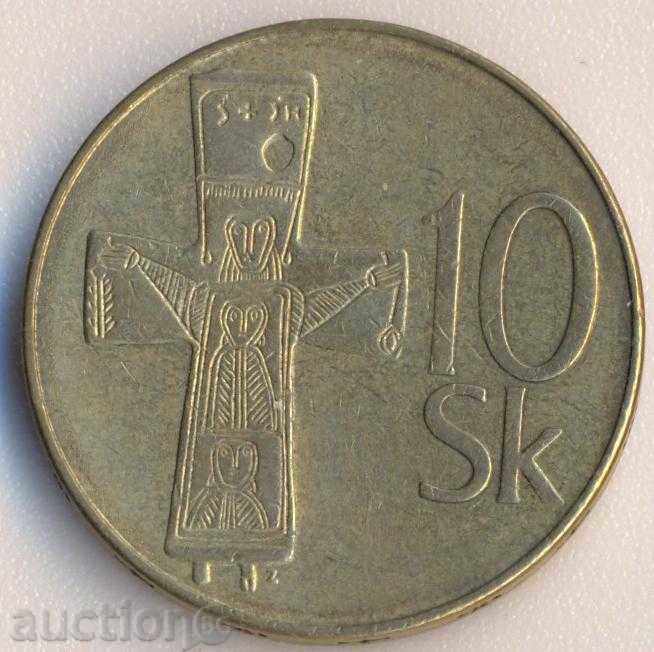 Словакия 10 sk 1993 година