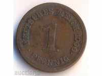 Germania 1 pfennig 1900