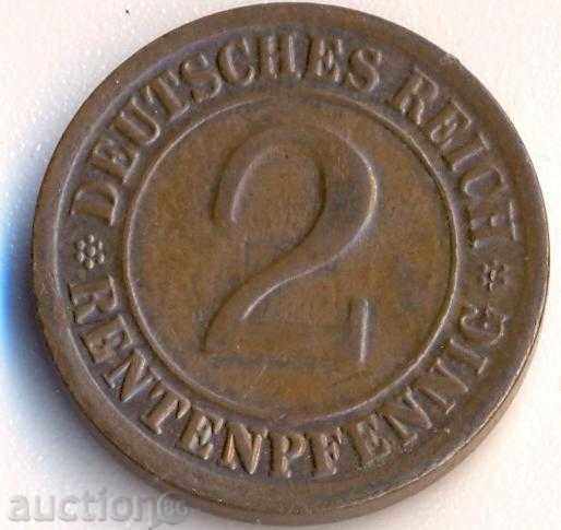 Germany 2 rentenfens 1924f