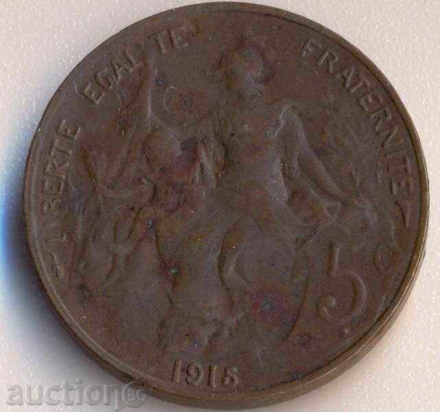 Γαλλία 5 centimes 1915