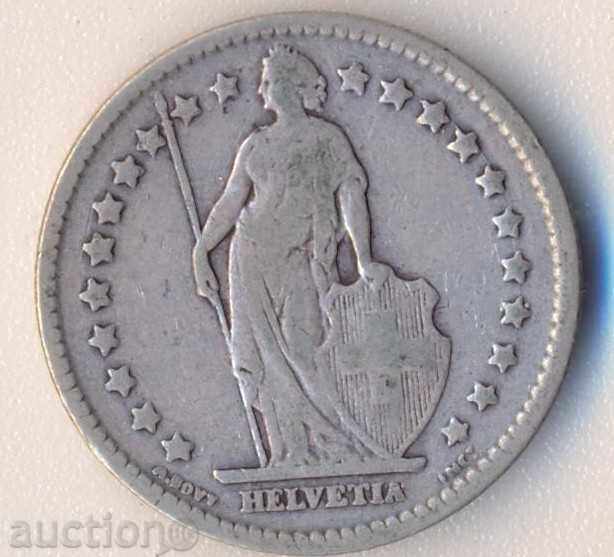 Швейцария 1 франк 1906 година, тираж 700 хил., среб. монета с цена 22.00 лв. | € 11.25 Швейцария 1 франк 1906 година, тираж 700 хил., среб. монета с цена 22.00 лв. | € 11.25