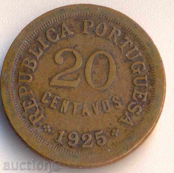 Portugalia 20 centavos 1925