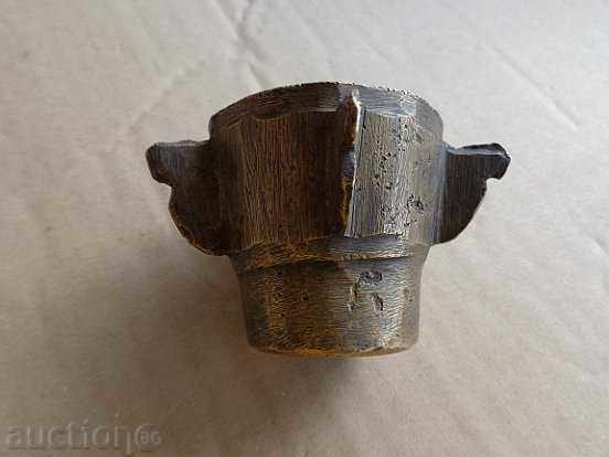 Auction Home Primitive Desk Candle, Icon, Cross, Gospel Auction Home Primitive Desk Candle, Icon, Cross, Gospel