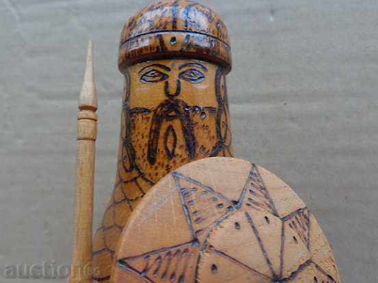 Wooden souvenir soldier for a bottle, wooden by jubilee with price 26.00 BGN | € 13.29